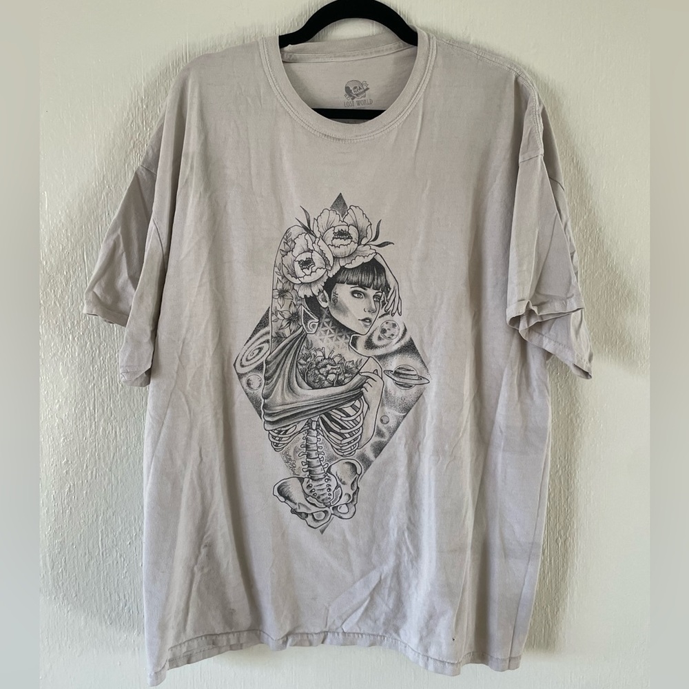 Lost World Skeletal Girl Tee